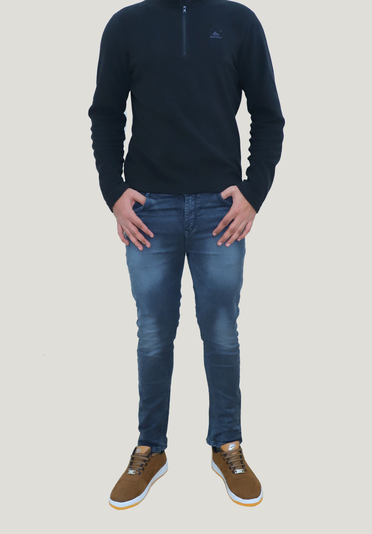 Charcoal Grey Slim Fit Denim