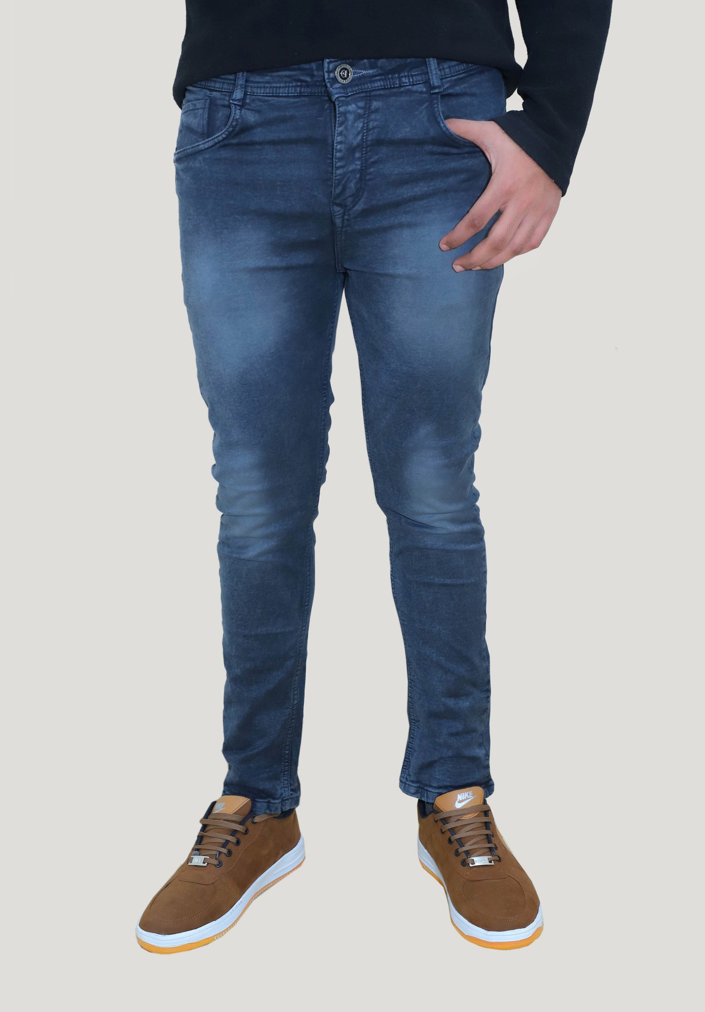 Charcoal Grey Slim Fit Denim