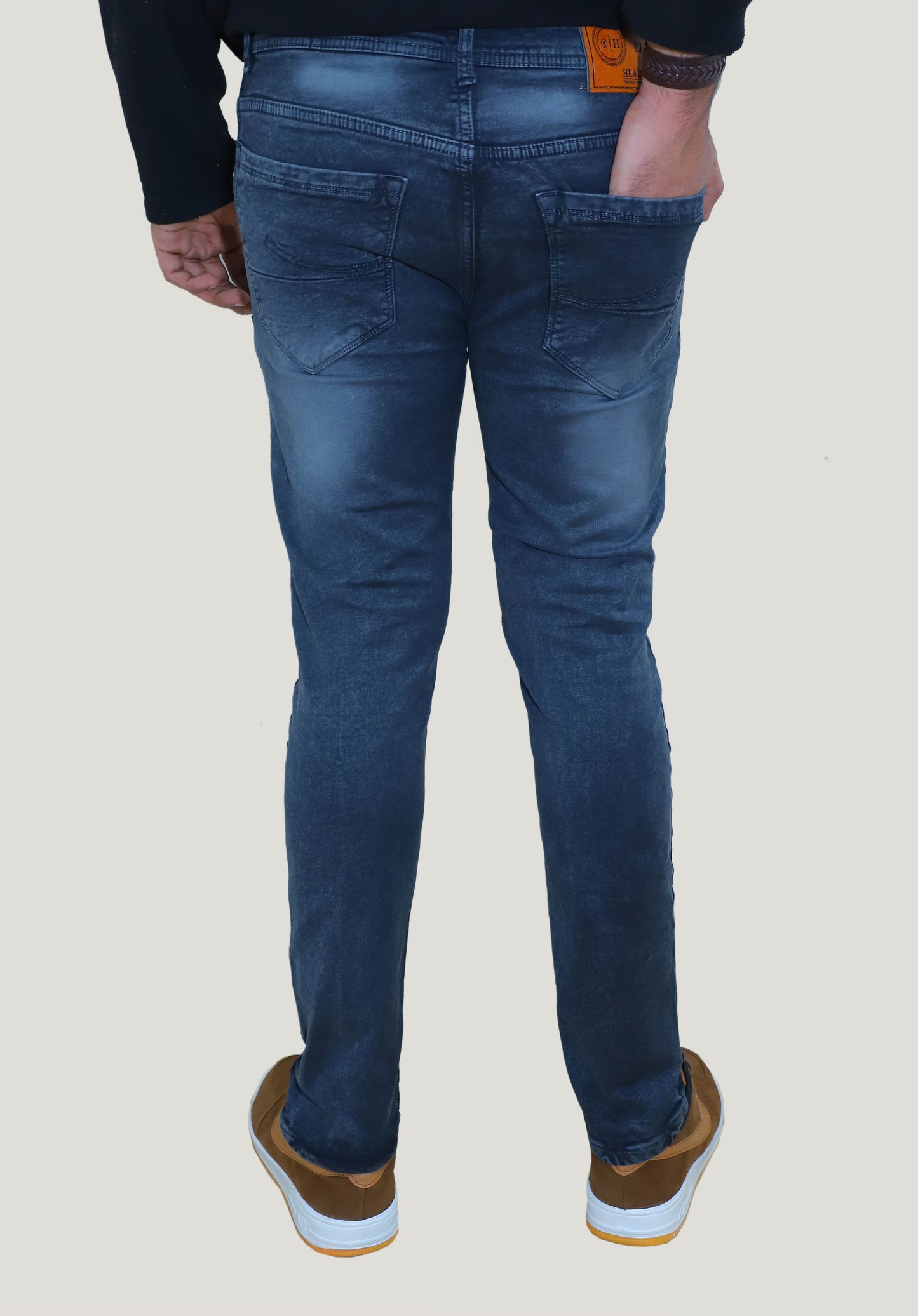 Charcoal Grey Slim Fit Denim