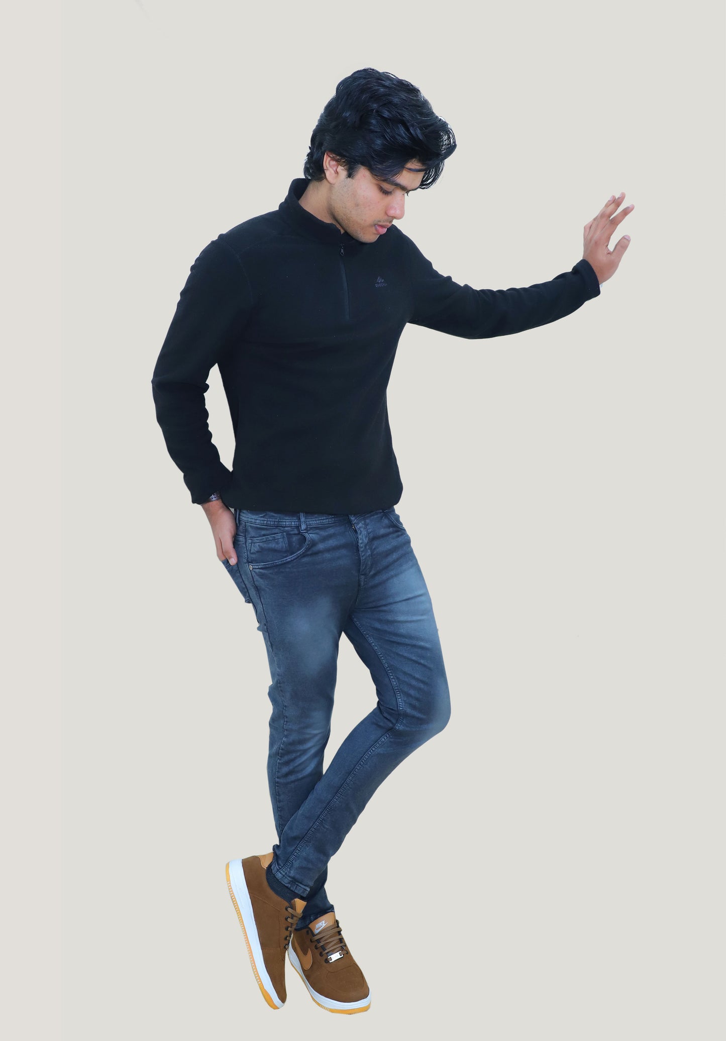 Charcoal Grey Slim Fit Denim
