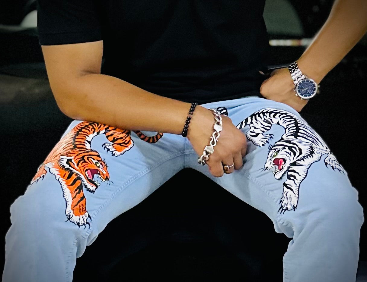 Hand Painted Denim
