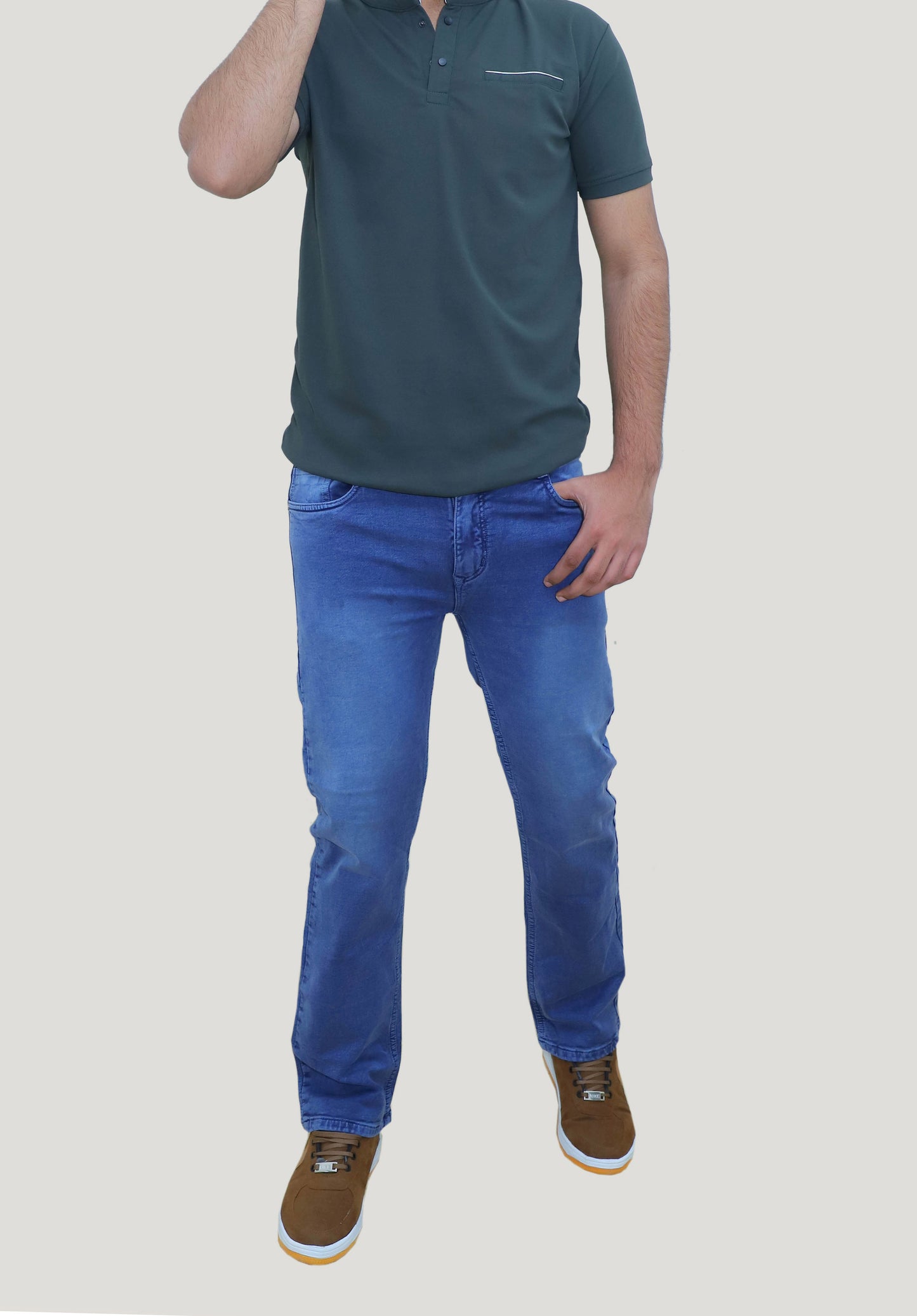 Serene Sky Straight Denim