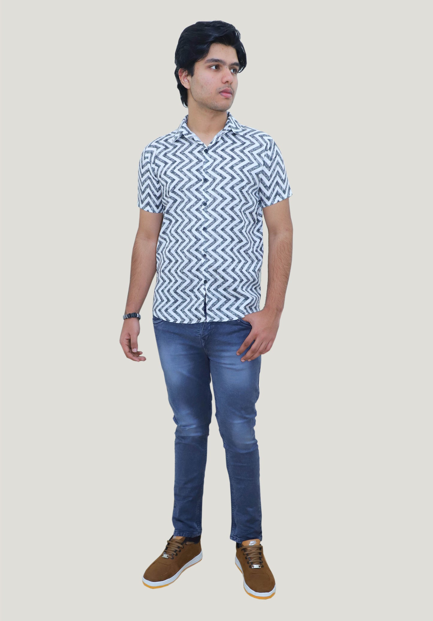 Stretchy Blue slim fit Denim