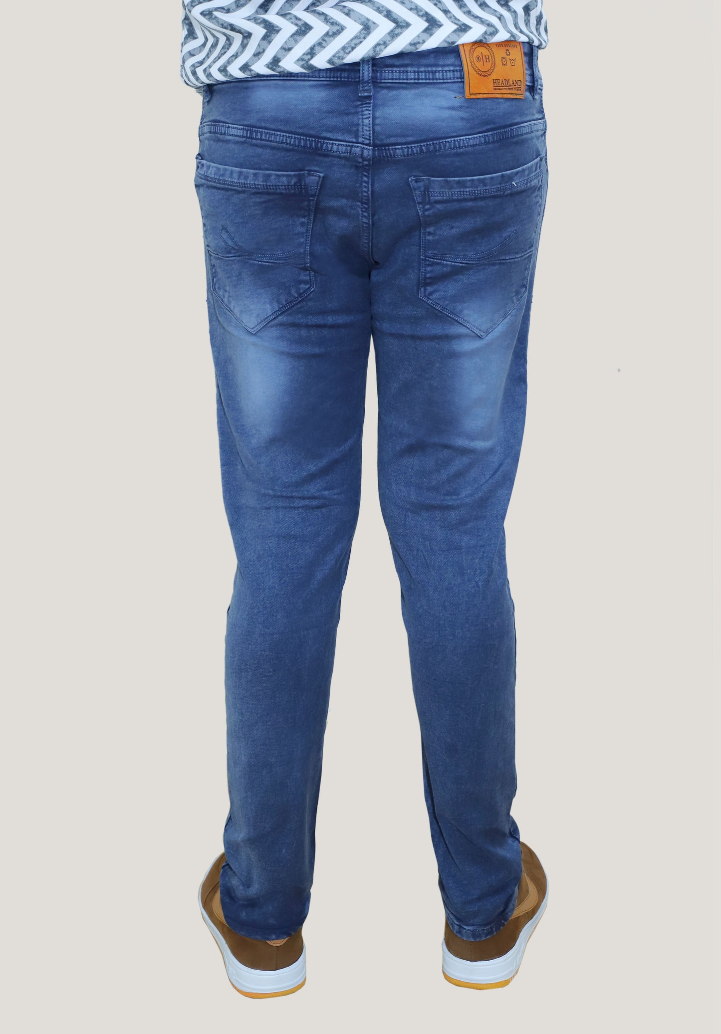 Stretchy Blue slim fit Denim