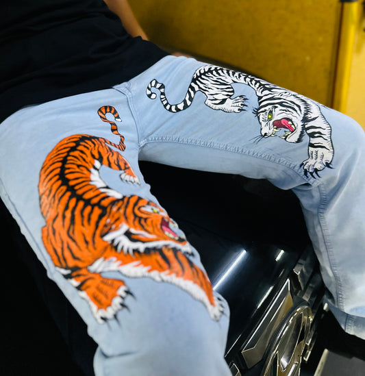 Hand Painted Denim
