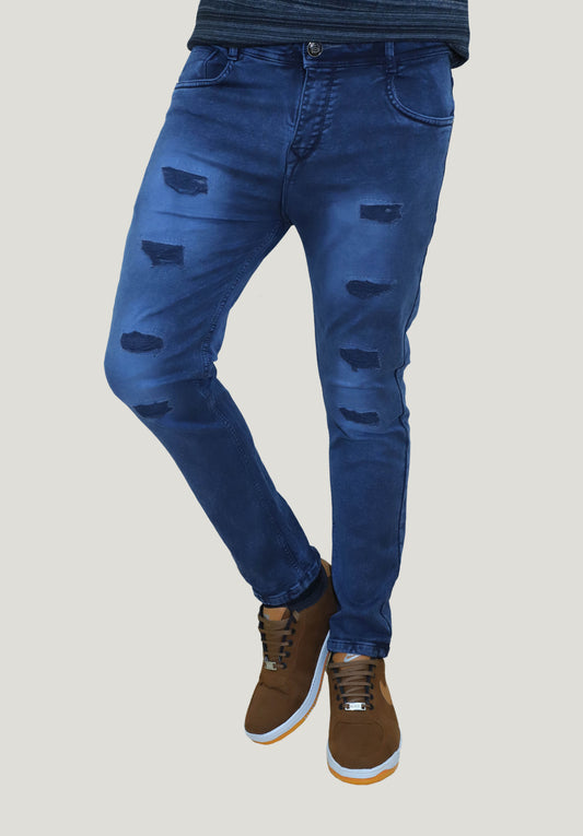 Rebellious Ripped Denim